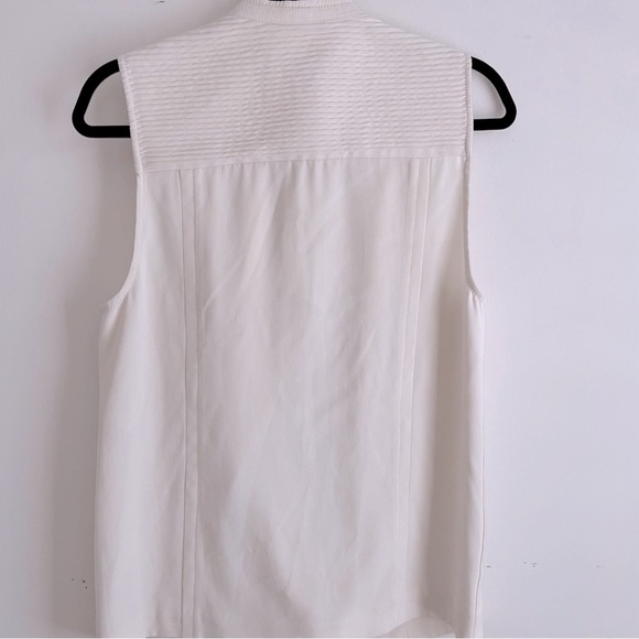 ARITZIA Babaton Redford Beige Cream Moto Zip Up Biker Best Size 4 - Picture 8 of 9